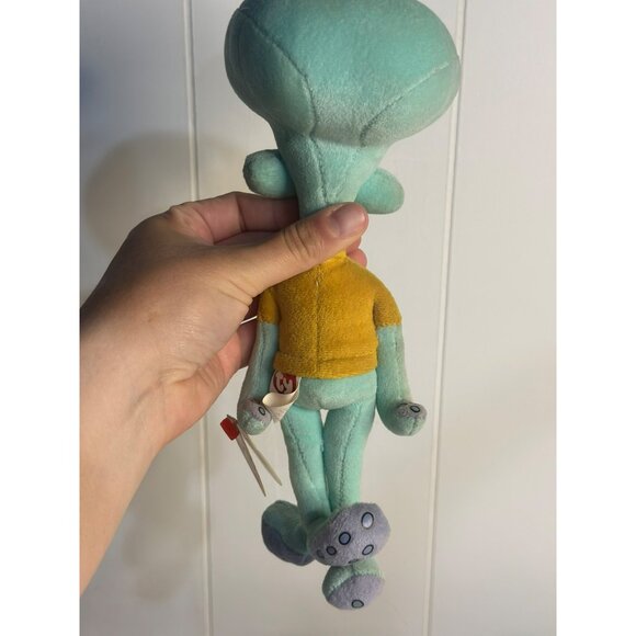TY Beanie Babies Squidward Tentacles 9" Plush Toy SpongeBob SquarePants Cartoon - Picture 6 of 7
